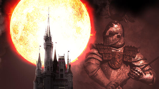 Thumbnail Art for a Paid Into the Odd Campaign. Heavily inspired by Dark Souls.